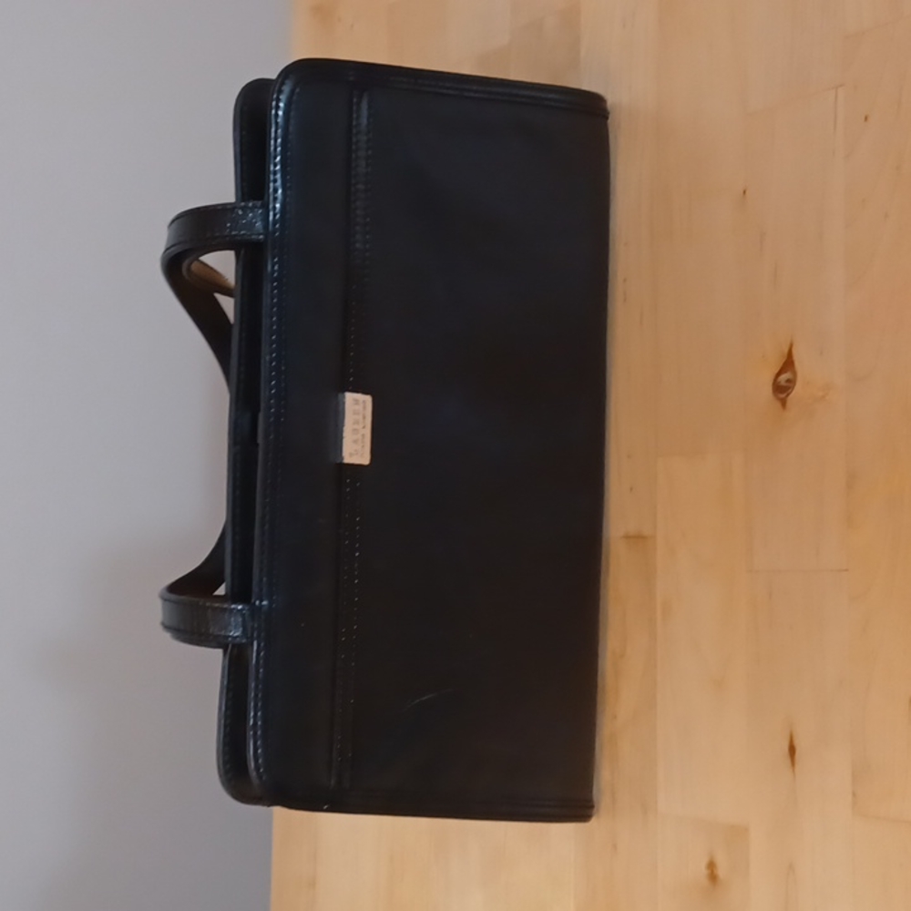 Ralph Lauren Black Leather Handbag